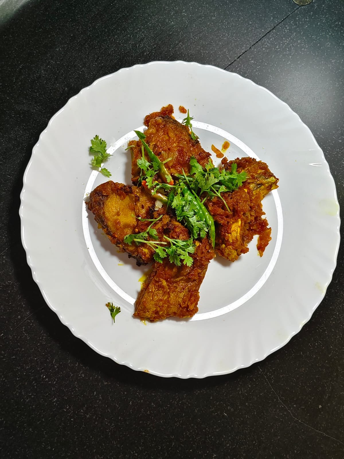 Katla Macher Masala Fry