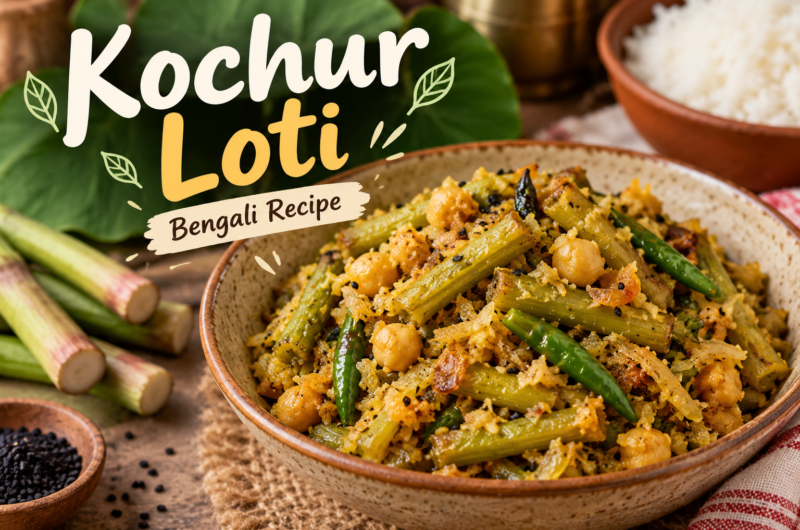 Kochur Loti Recipe